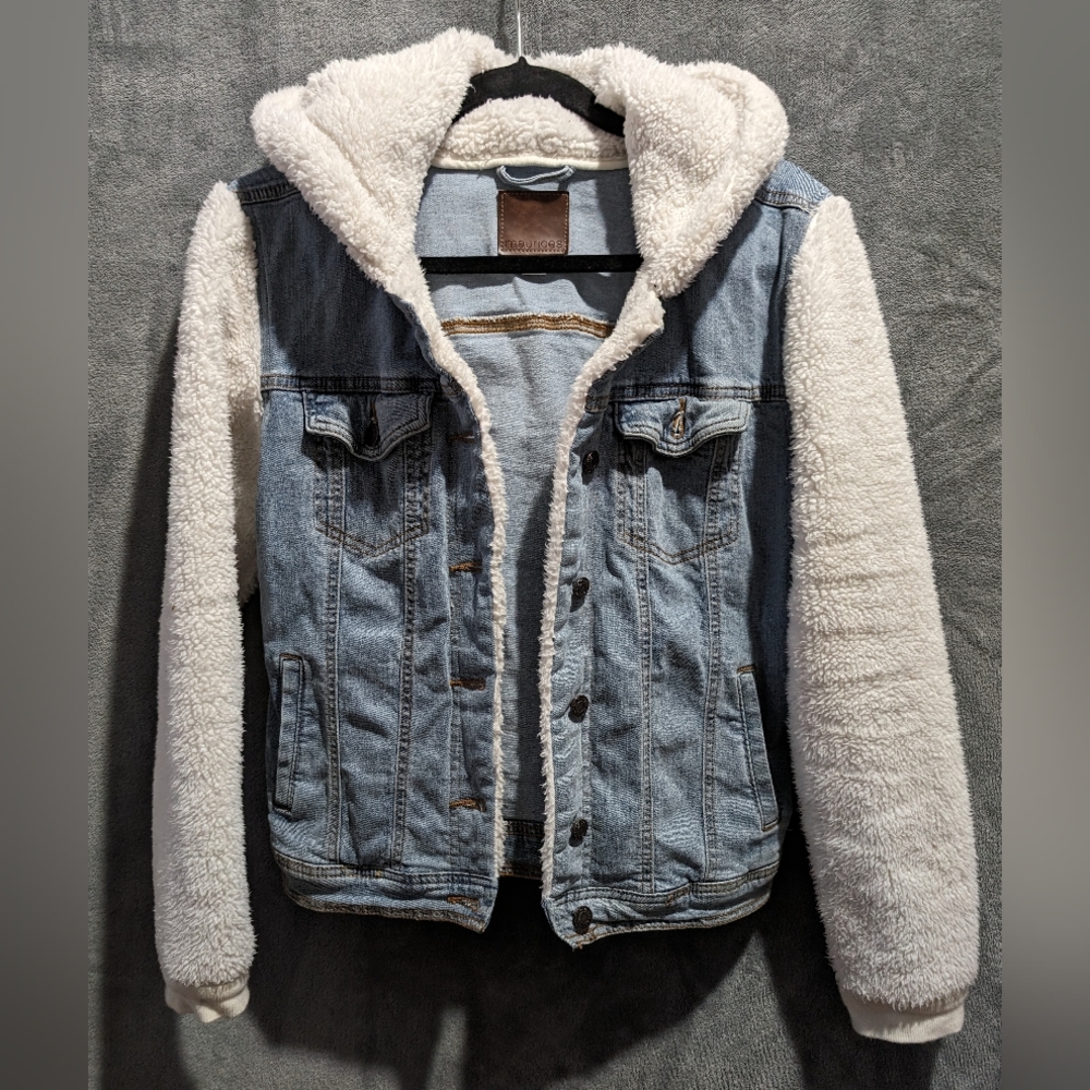 Maurices Sherpa Jean Jacket size S
